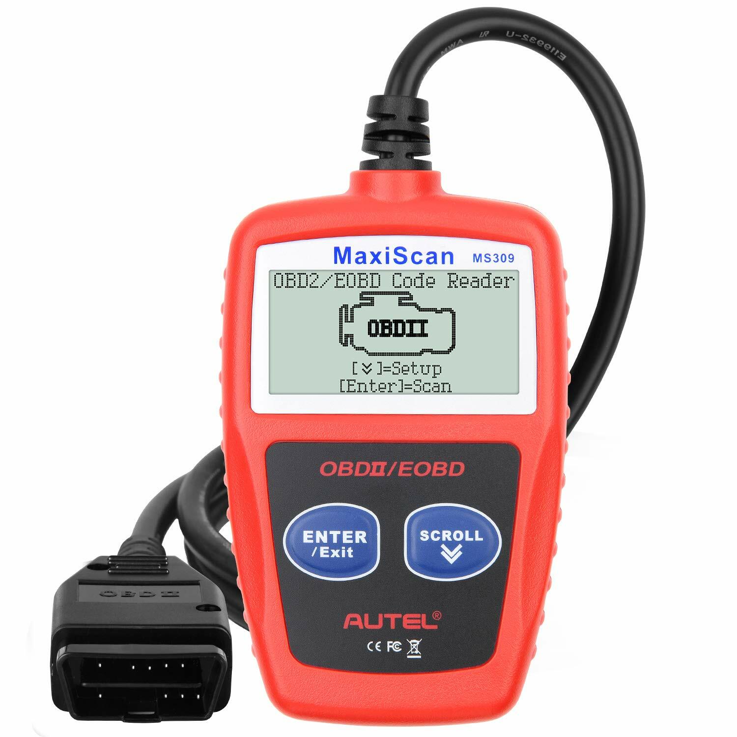 Autel OBD2 Scanner MS309 Universal Car Engine Fault Code Reader OBDII CAN Scan