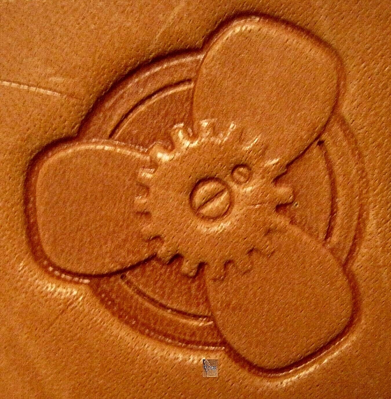 CRAFTOOL - TANDY LEATHER 3D STAMP - 8650-00  PROPELER - NEW
