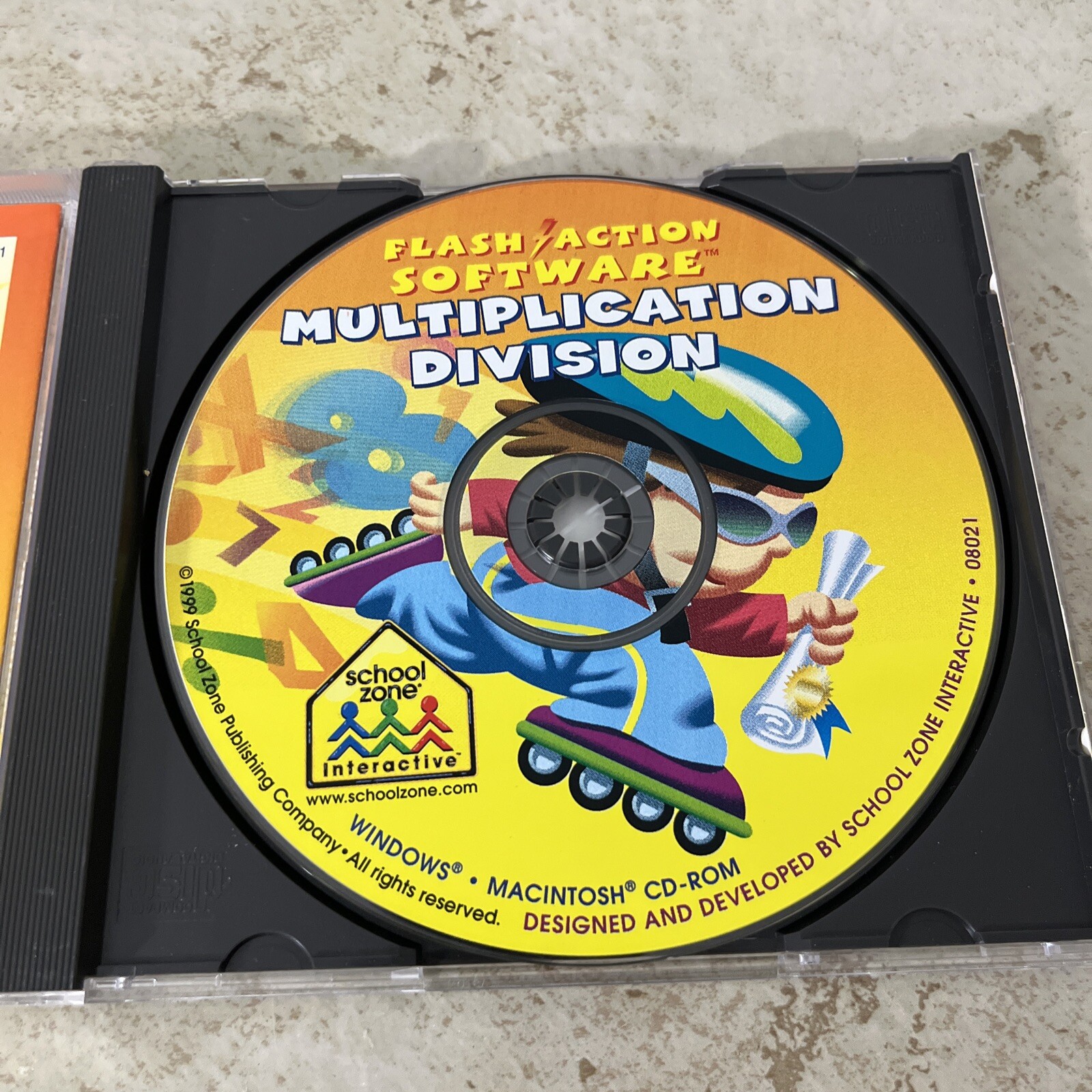 Flash Action Software Multiplication Division (Vintage PC/Mac CD-ROM, 1999)