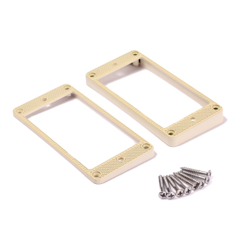 2Pcs Guitar Pickup Ring Mounting Ring & Screws Replacements for Electric Guitars
