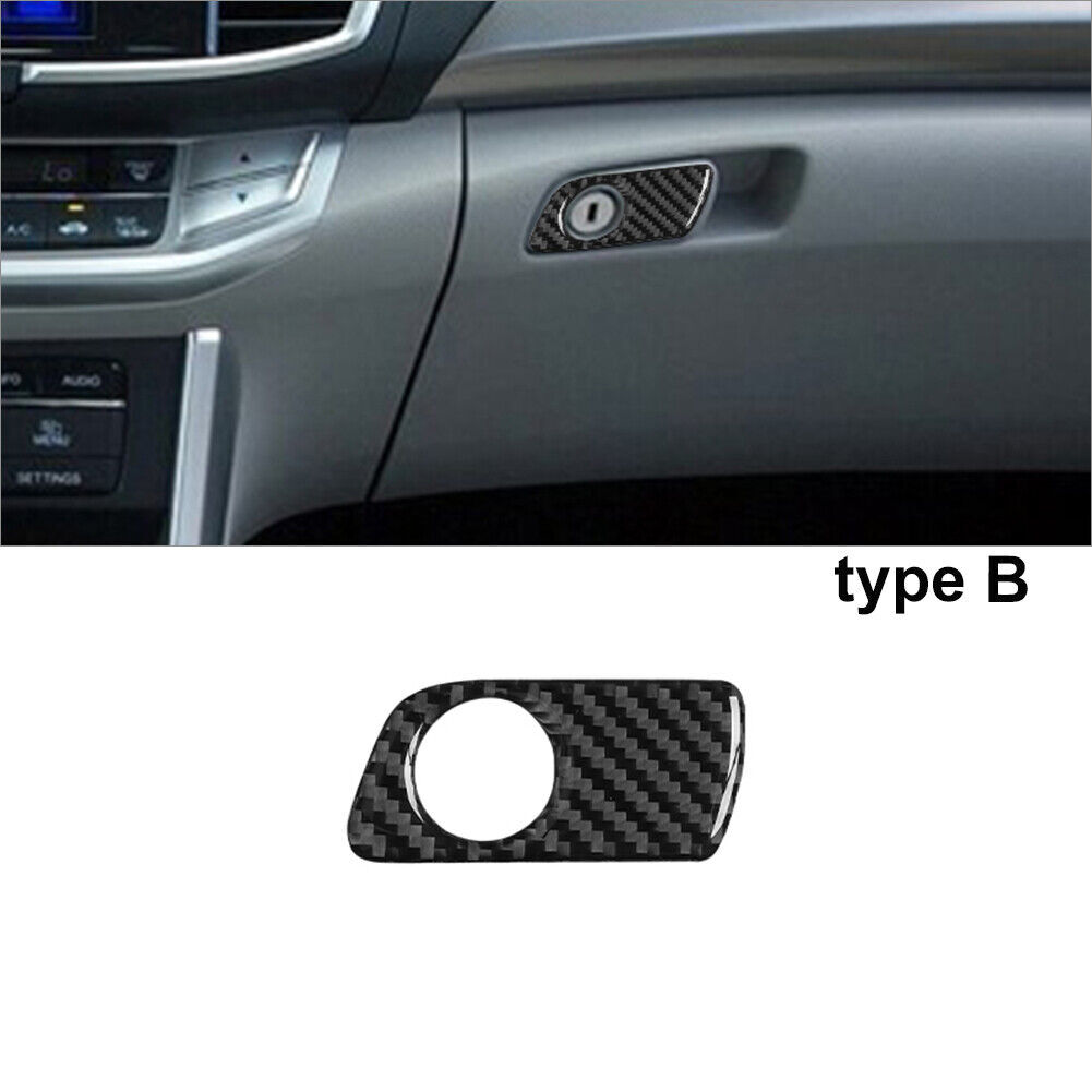 31Pcs Carbon Fiber Front Full Interior Kit Cover Trim For 2013-2017 Honda Accord