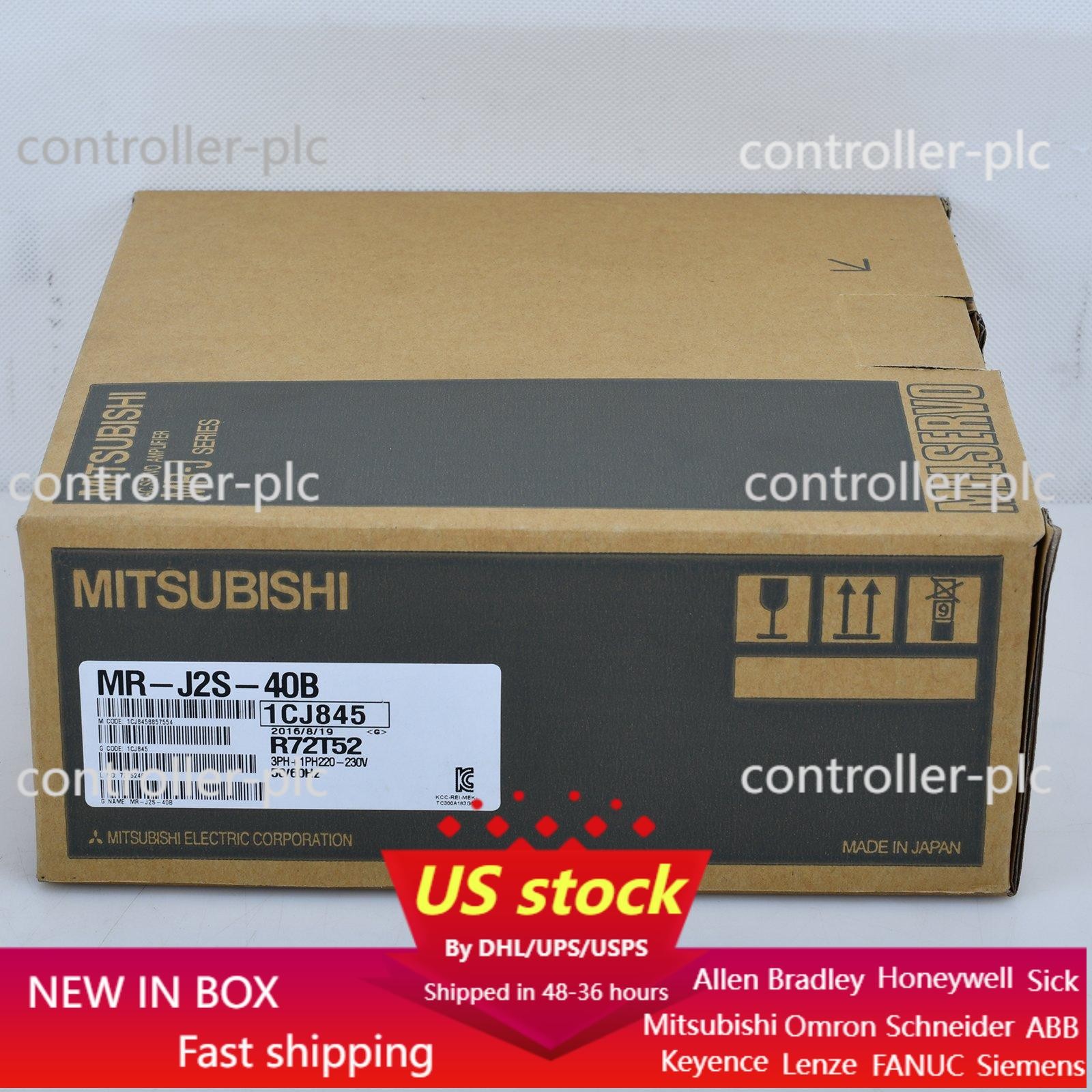 Mitsubishi MR-J2S-40B AC Servo Drive New In Box MRJ2S40B PLC