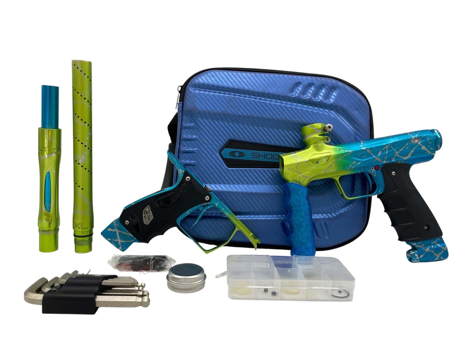 SP / Shocker AMP Seattle Thunder W/ Matching Mech Frame Paintball Gun