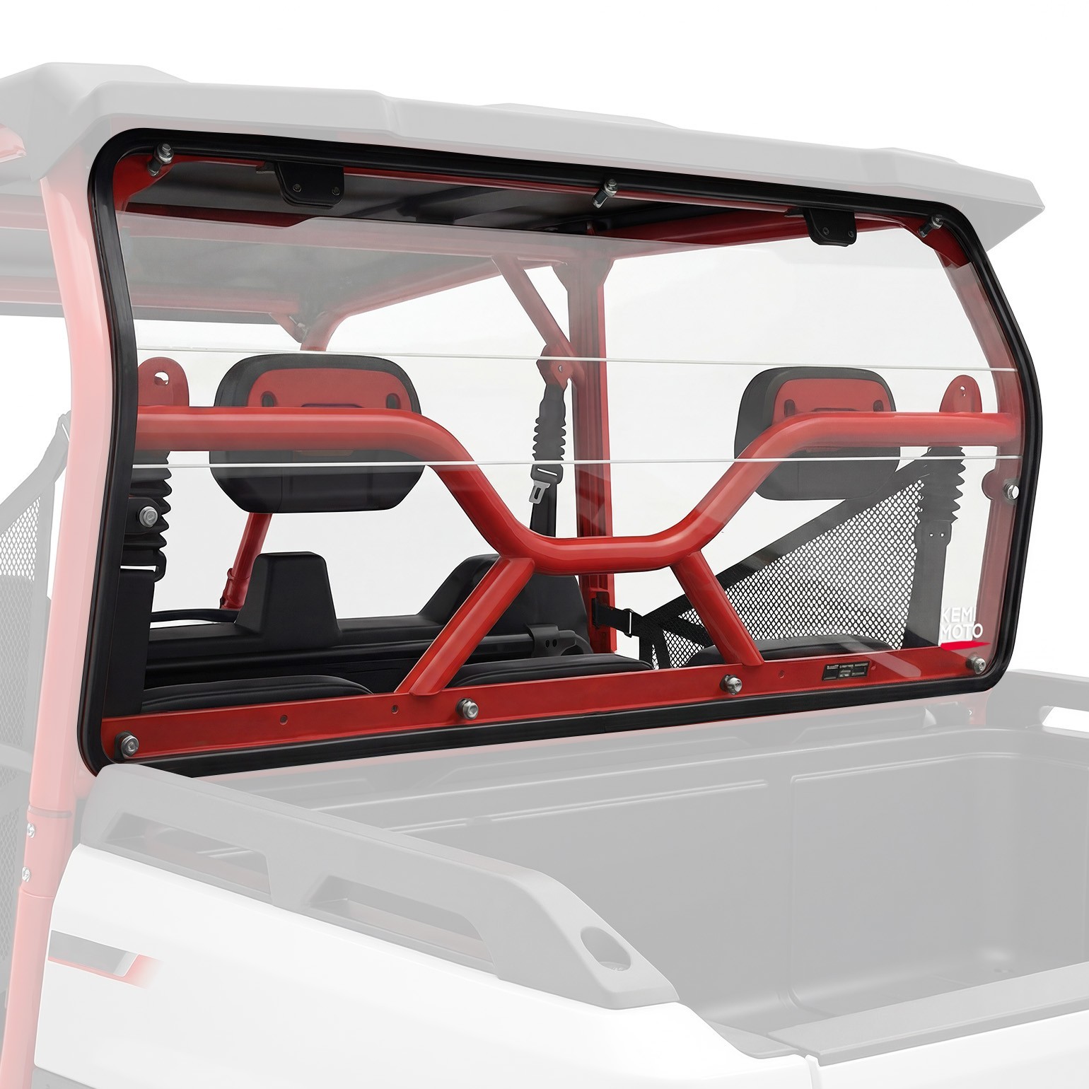 Rear Windshield Hard Coated For Segway Fugleman UT10 CREW 2022-2026 4-Seater