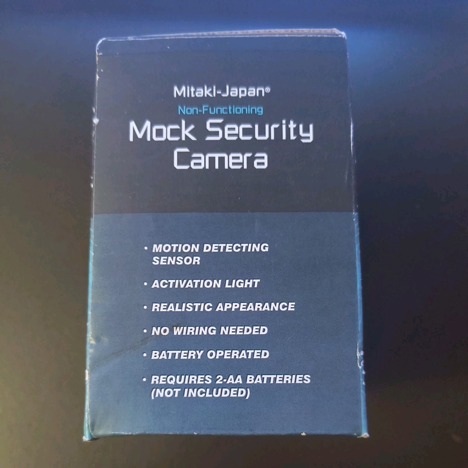 Security Camera Mitaki-Japan with Motion Detecting Non-Functioning Mock Black