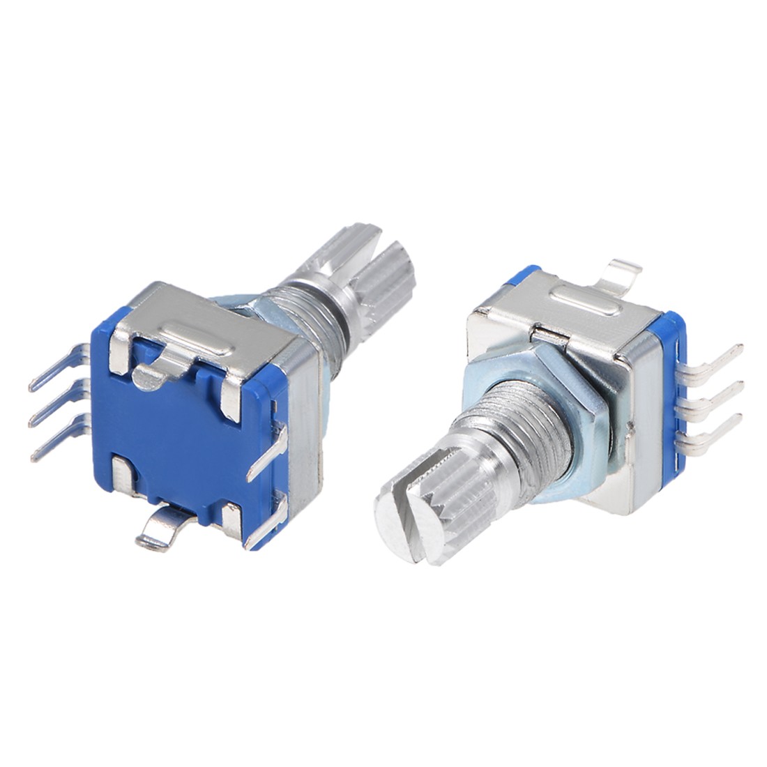 5pack EC11 7 Pin 15mm Shaft,Code Switch Potentiometer,Rotary Encoder 360 Degree