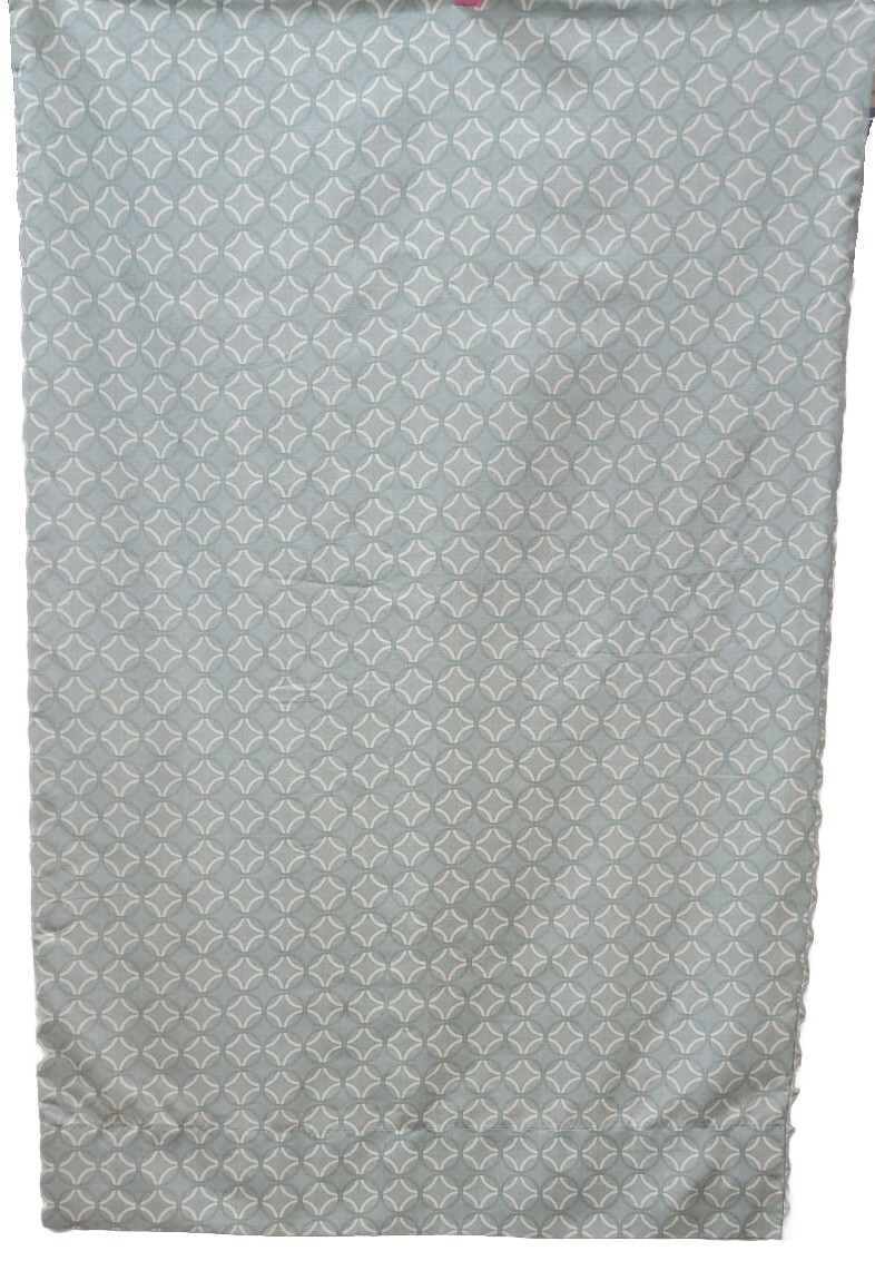 2 100% Polyester Pillowcases By Essential Home Stan/ Queen, Aqua Print