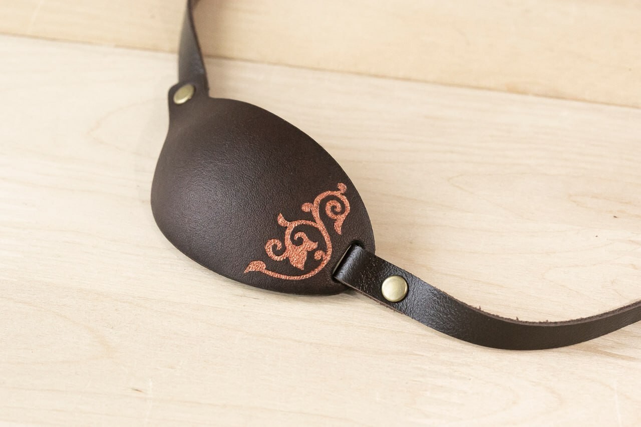Eye Patch, Leather Eye Patch, Small Eye Patch, Slim Eye Patch, Custom Eye Patch
