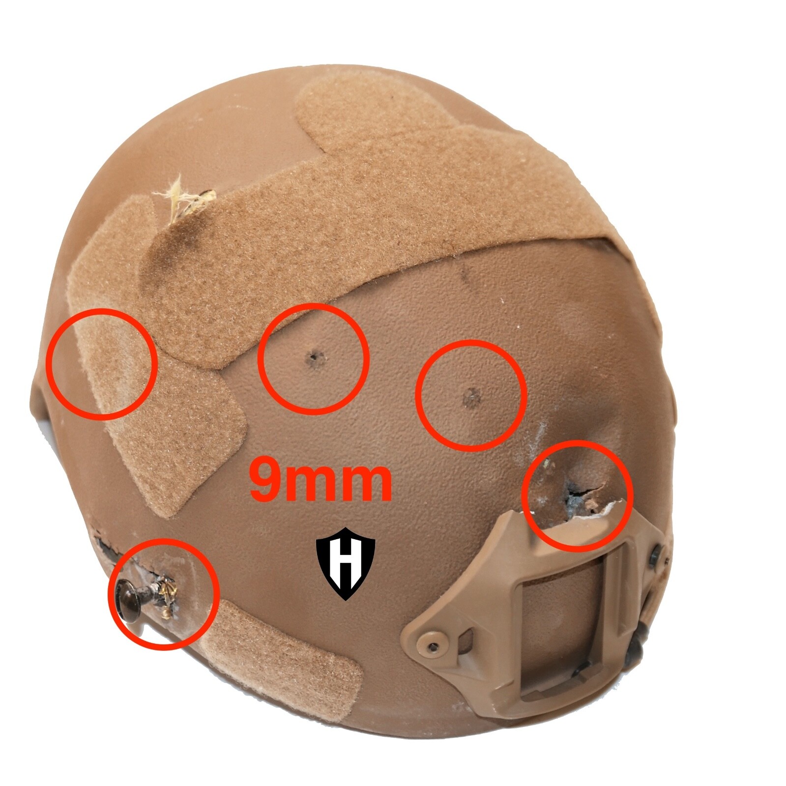 Level IIIA ballistic helmet, made with Kevlar - lab tested & video