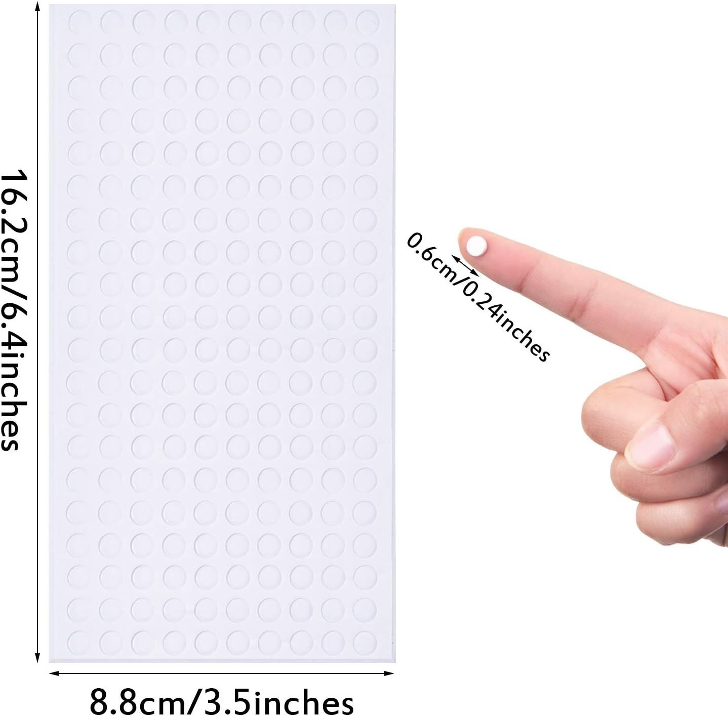 Acid-Free 2400 Piece Foam Dots - Durable Adhesives for Creative Projects