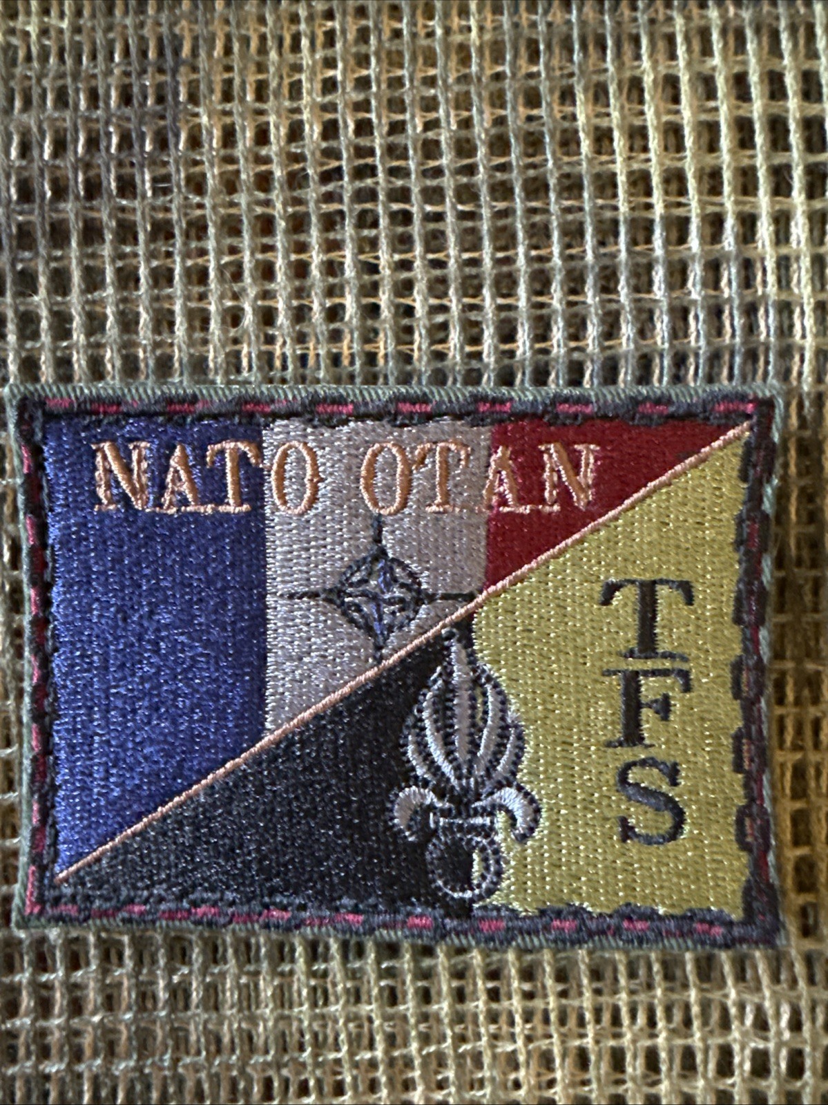 French Foreign Legion NATO US TFS PATCH -Afgan War
