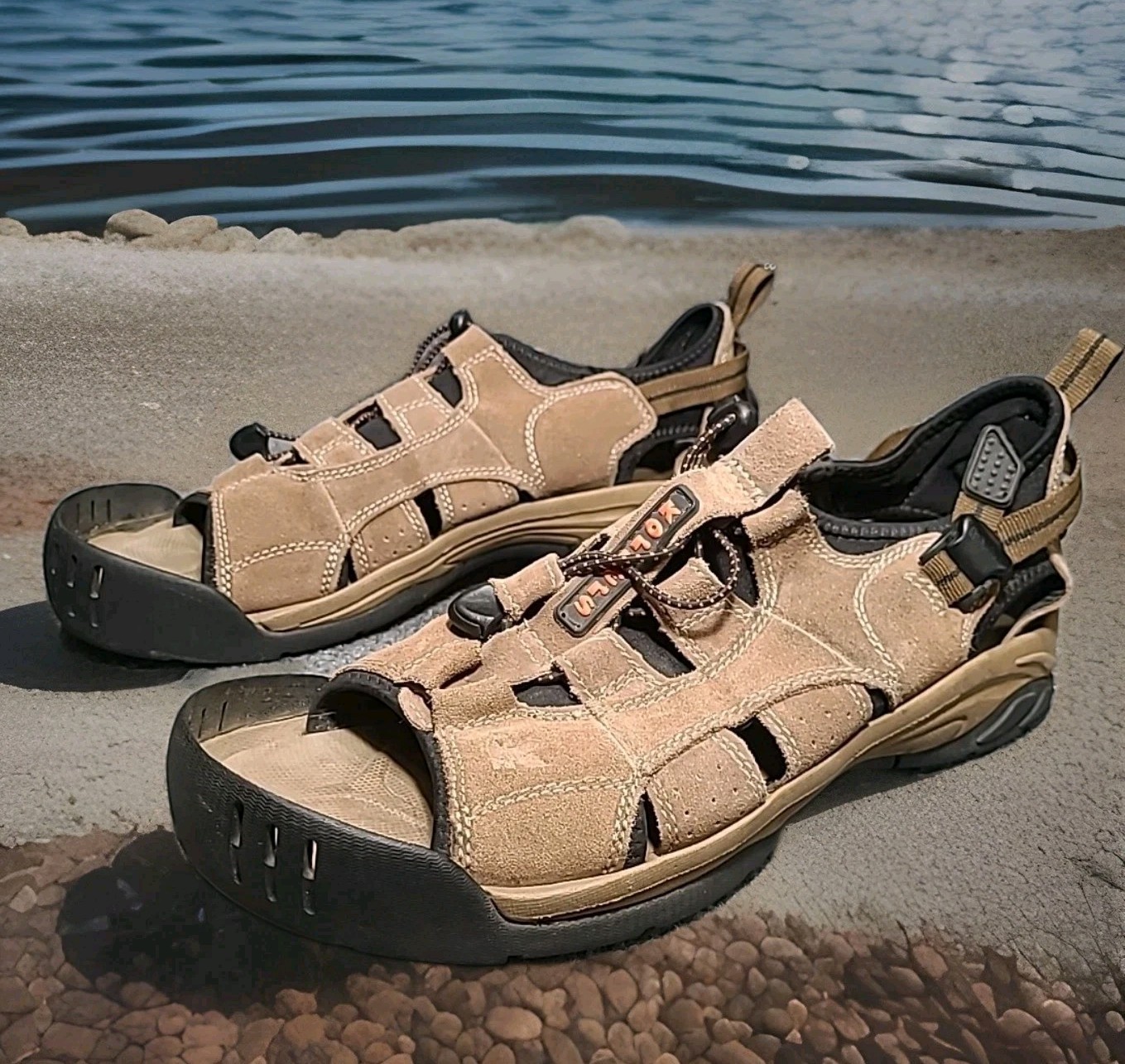 Korkers Amphibian Series Sandals US Men’s 13 Fishing Angling Wading