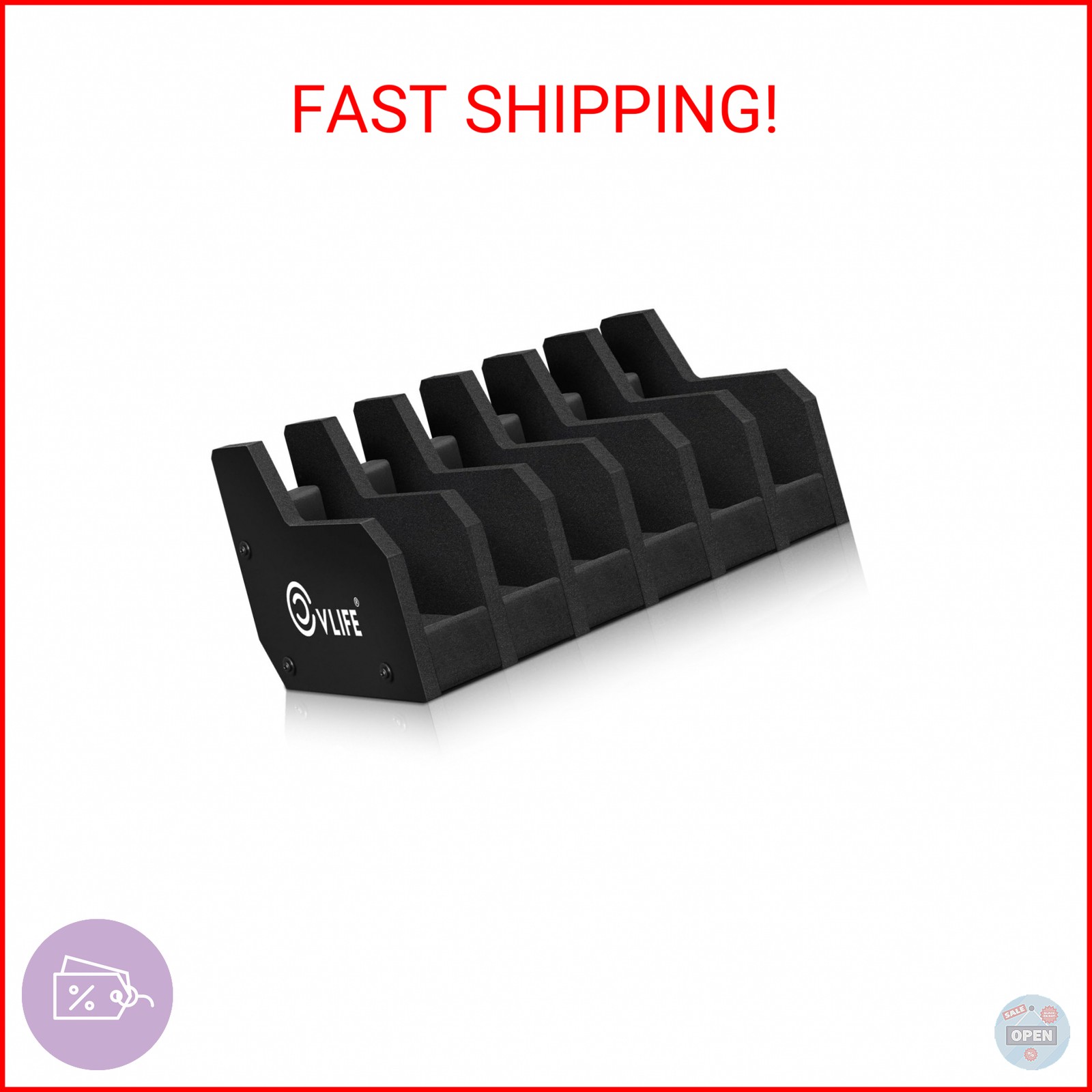 CVLIFE Foam Pistol Rack Handgun Rack for Gun Safe Gun Cabinet Accessories