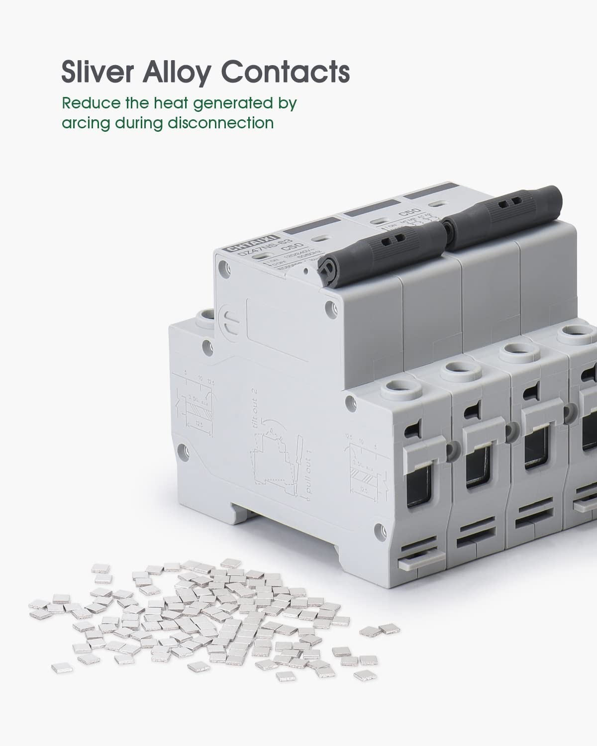 Quality 50A Manual Transfer Switch with Overload Protection for Safe Operations