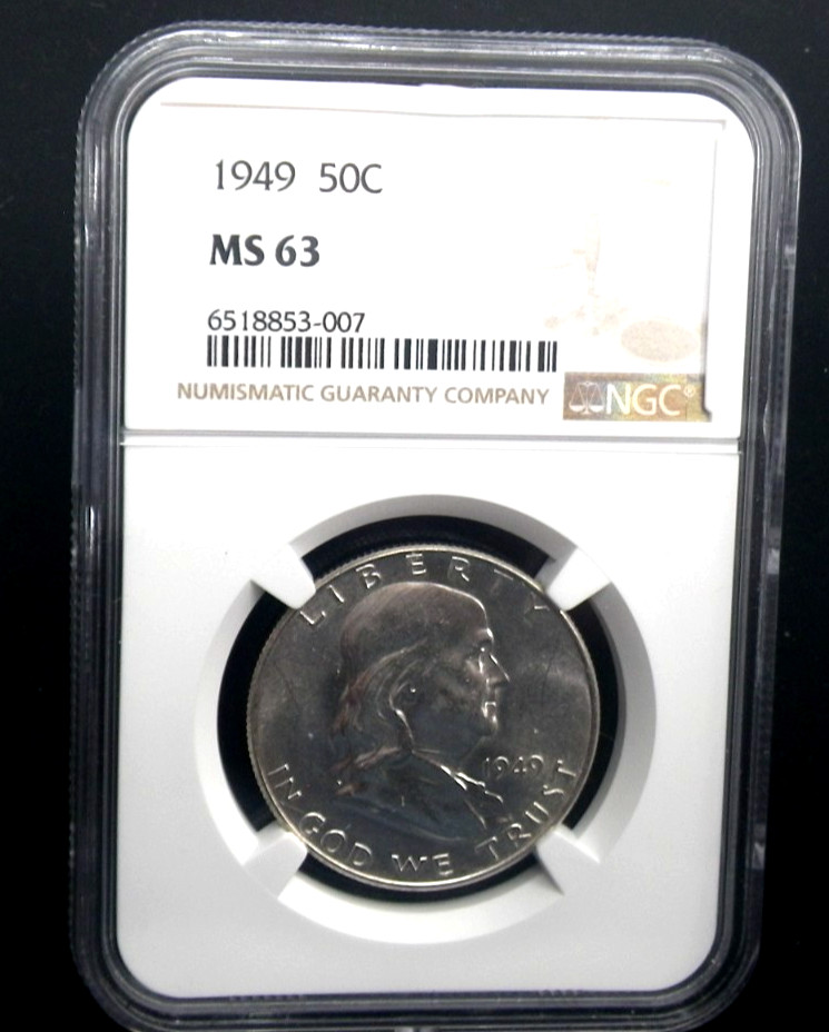 1949 Half Dollar NGC MS63