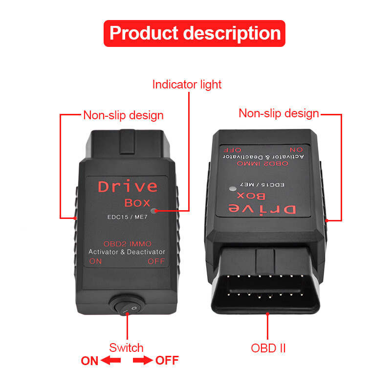 Drive Box IMMO Immobilizer Deactivator Activator Progarmmer Diagnostic