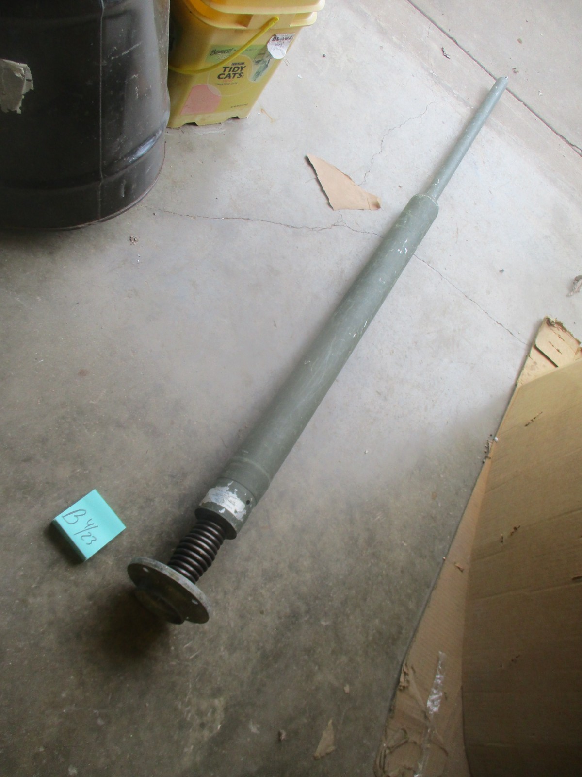 Used 75" Thick Aluminum RAMI231 Antenna & Spring Base, Can be Used 42", HMMWV