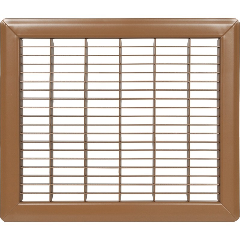Imperial RG1229 Air Grille, 8 in L, 24 in W, Steel, Brown