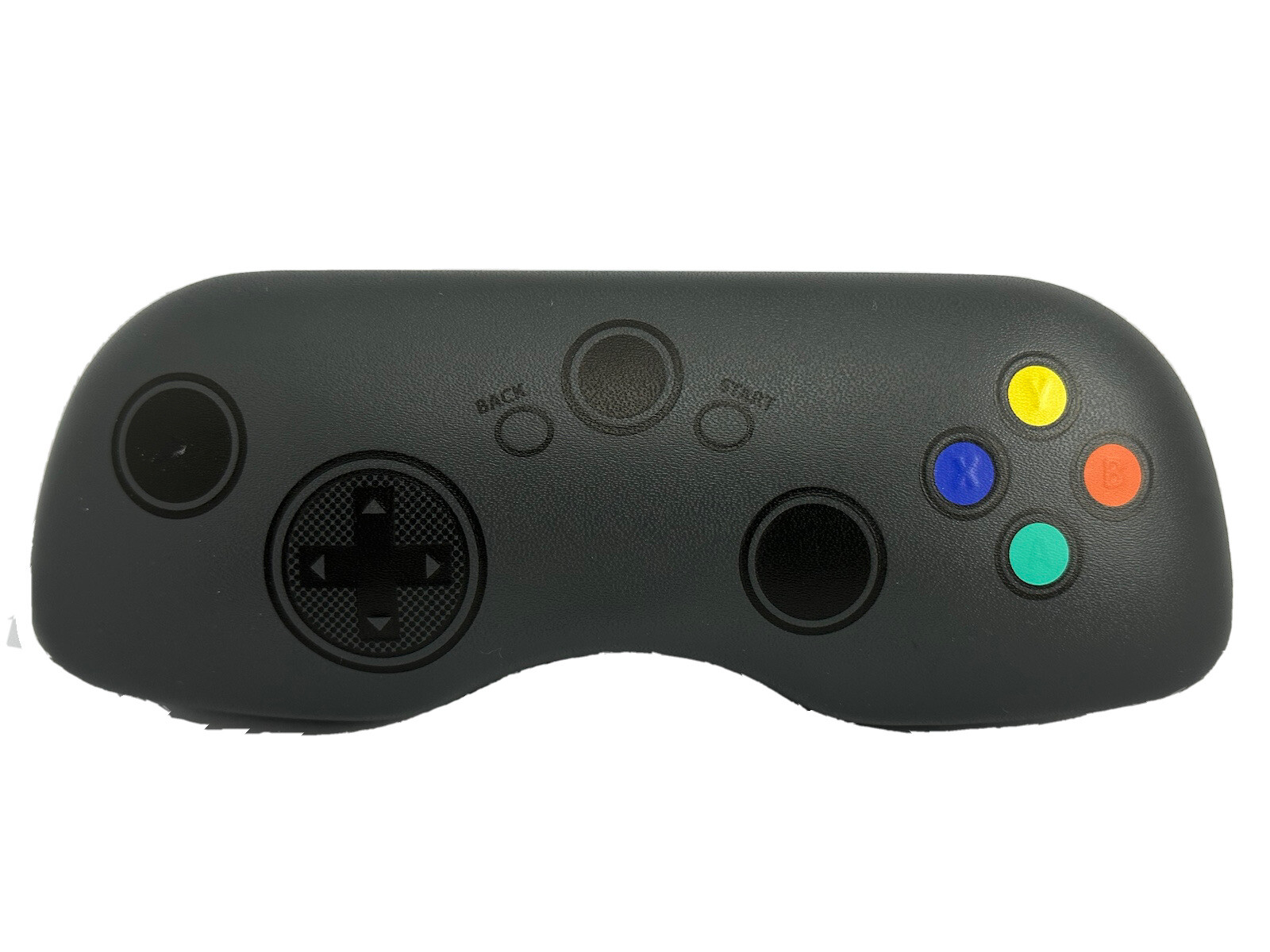 NEW Black Gamer Video Game Hard Metal Clamshell Hinged Eyeglasses Case