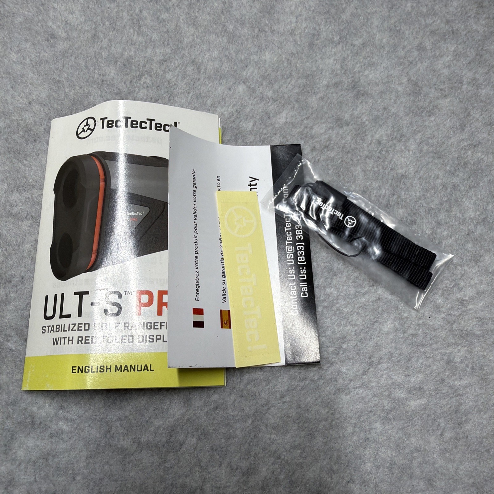 TecTecTec ULT-S Pro with Stabilization Golf Rangefinder with TOLED Display