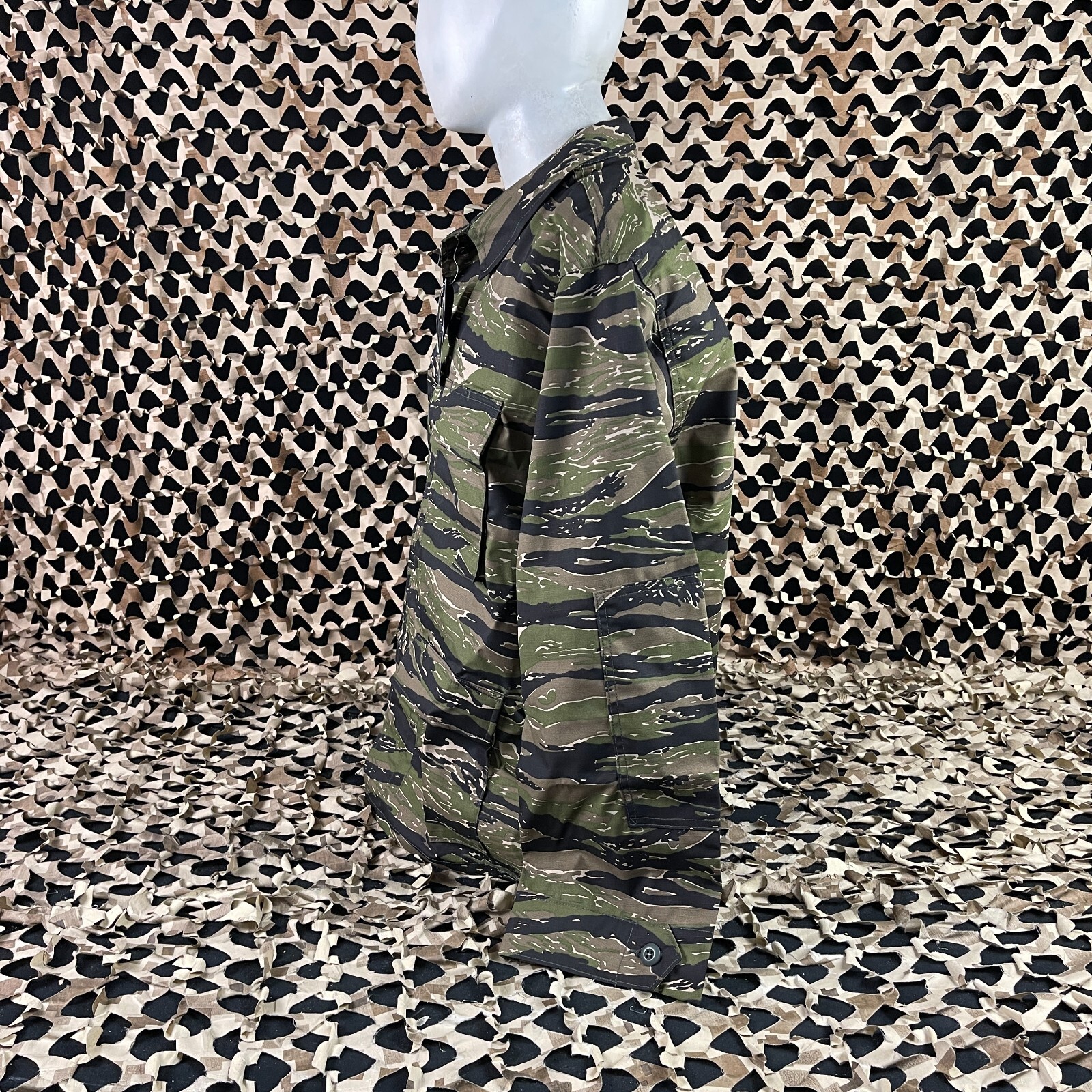 NEW BDU Jacket - Vietnamese Tiger Stripe - X-Small Regular