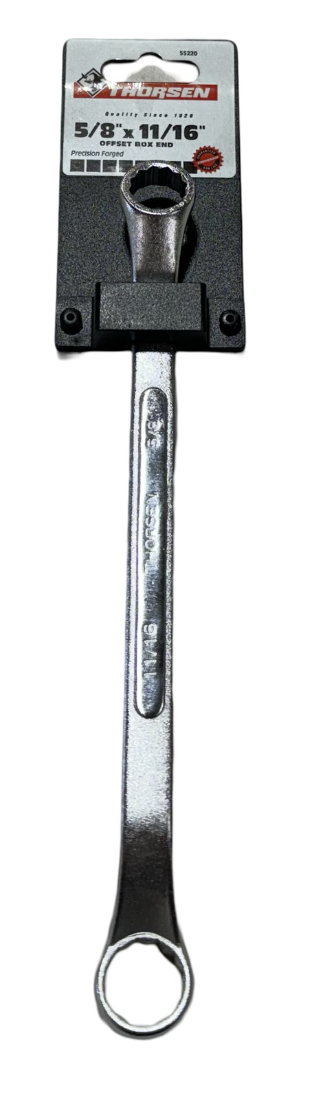 Thorsen 5/8" x 11/16" Offset Box End Wrench 12 Point