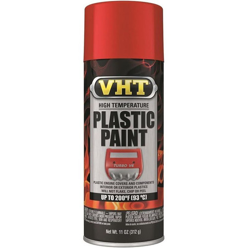 VHT High Temperature Plastic Paint - Red Automotive 11 Ounce (Pack of 1),