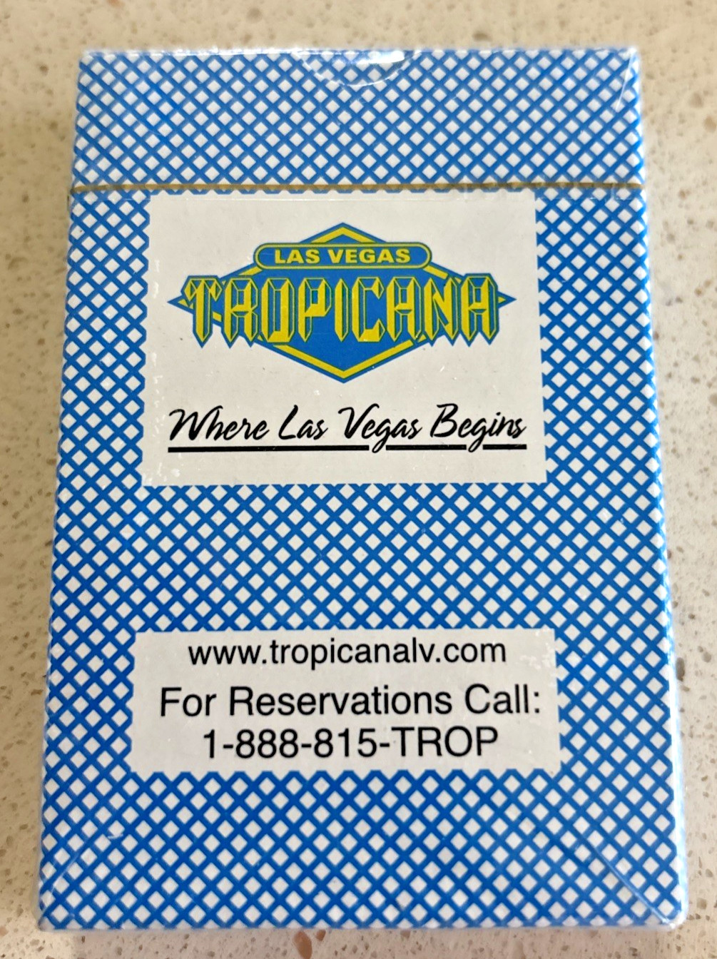 Tropicana Casino Las Vegas Playing Cards Poker Promotional Deck Free Shipping
