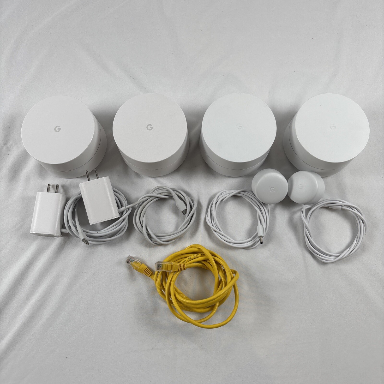 Google WiFi Access Point Router GJ2CQ / AC-1304 White 4 Pack