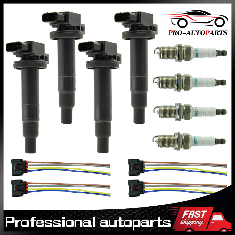 UF316 Ignition Coil and Spark Plug For 01-10 Toyota Yaris Prius XA XB Echo 1.5L