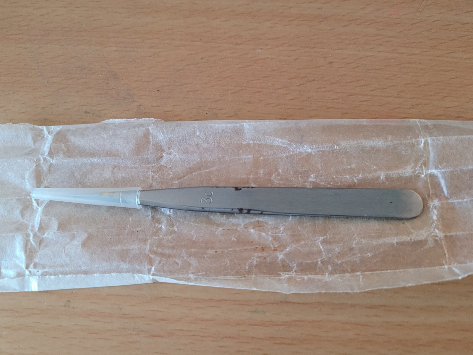Regine Tweezers 3C Carbon Steel Made by Regine  SWITZERLAND
