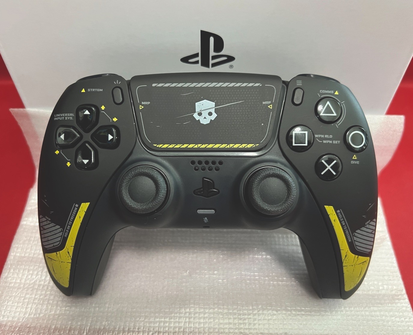 Sony PS5 DualSense Wireless Controller Helldivers 2 Limited Ed With TMR Joystick