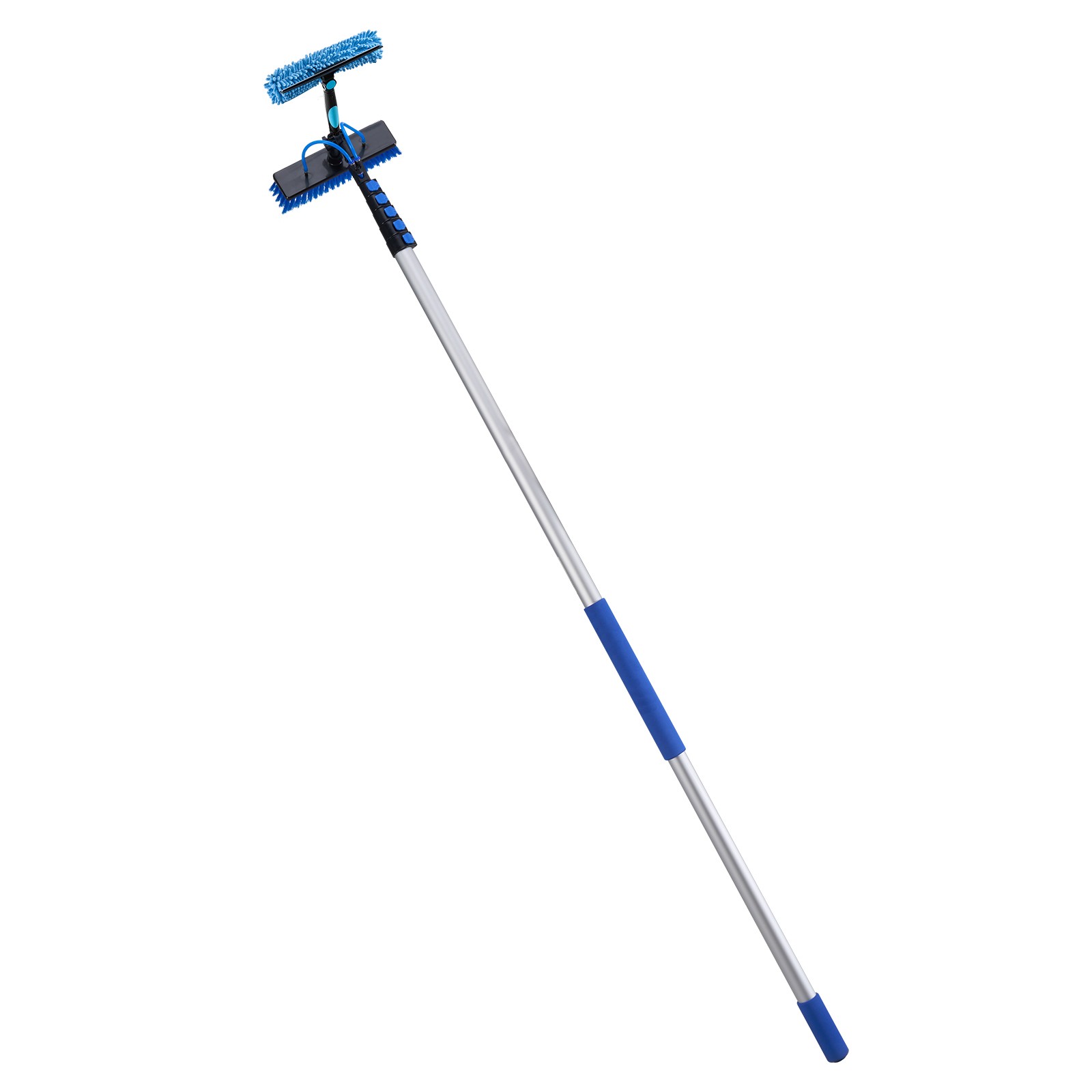 Uimoso Solar Panel Cleaning Kit with 39 ft Water-Fed Pole and Brush System