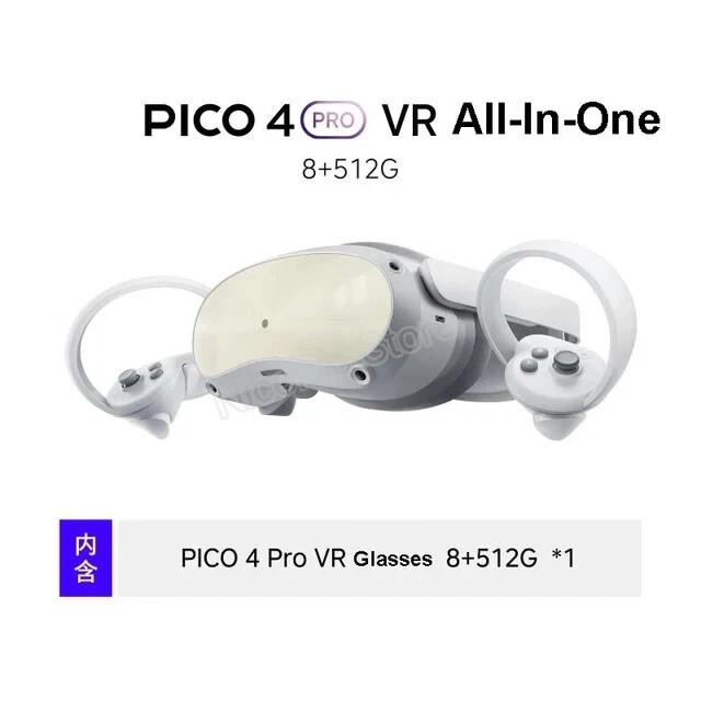 "NEW SEALED PICO 4 PRO 512GB + Motion Trackers + BOBOVR Battery Strap + Extras