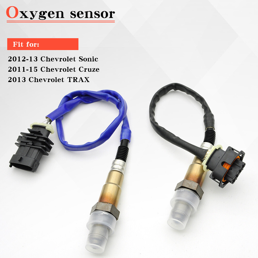 FOR 2011-2015 CHEVROLET CRUZE 1.4L 2PCS OXYGEN O2 SENSOR UPSTREAM & DOWNSTREAM