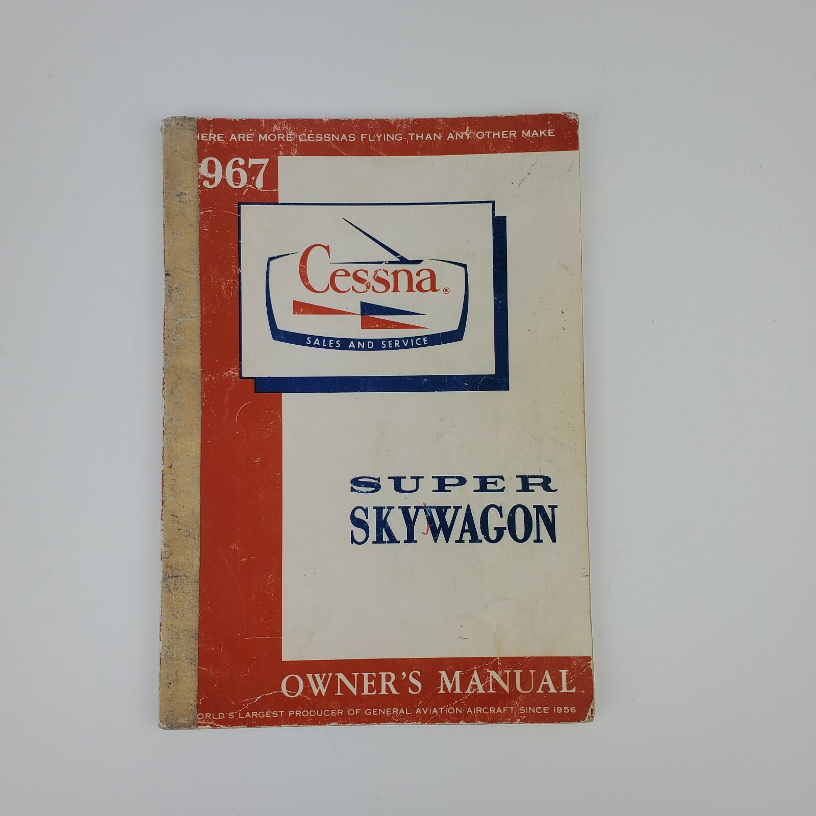 1967 Cessna Super Skywagon Original Owner's Manual Book