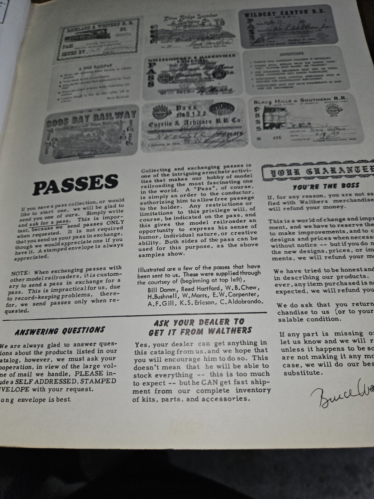 WALTHERS 1st EDITION N SCALE RAILROAD CATALOG