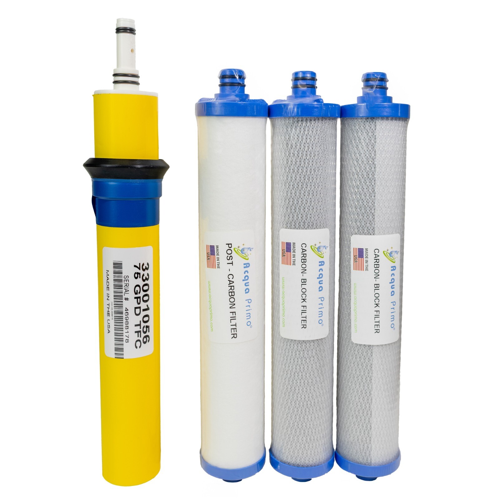 Hydrotech Compatible 33001056-75 GPD Membrane with Filters Set - Made in the USA