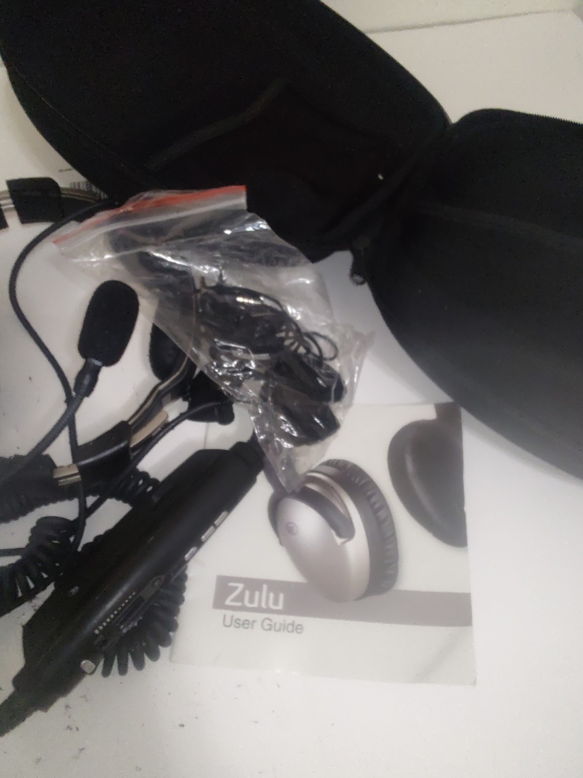 Lightspeed Zulu Bluetooth ANR Aviation Headset Good Condition**READ