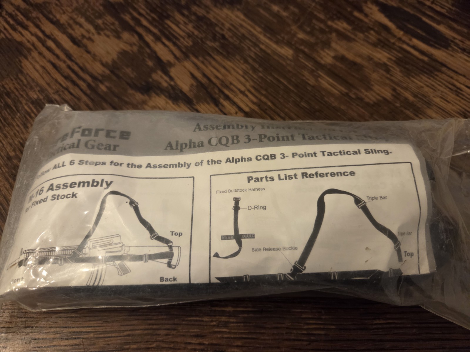 FireForce Alpha CQB 3-Point Tactical Sling NSN: 1005-01-562-7396
