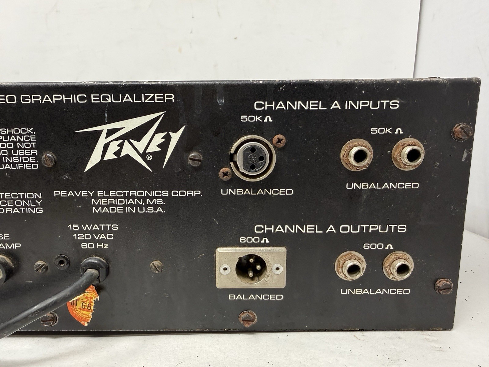 Peavey 10 Band Stereo Graphic Equalizer