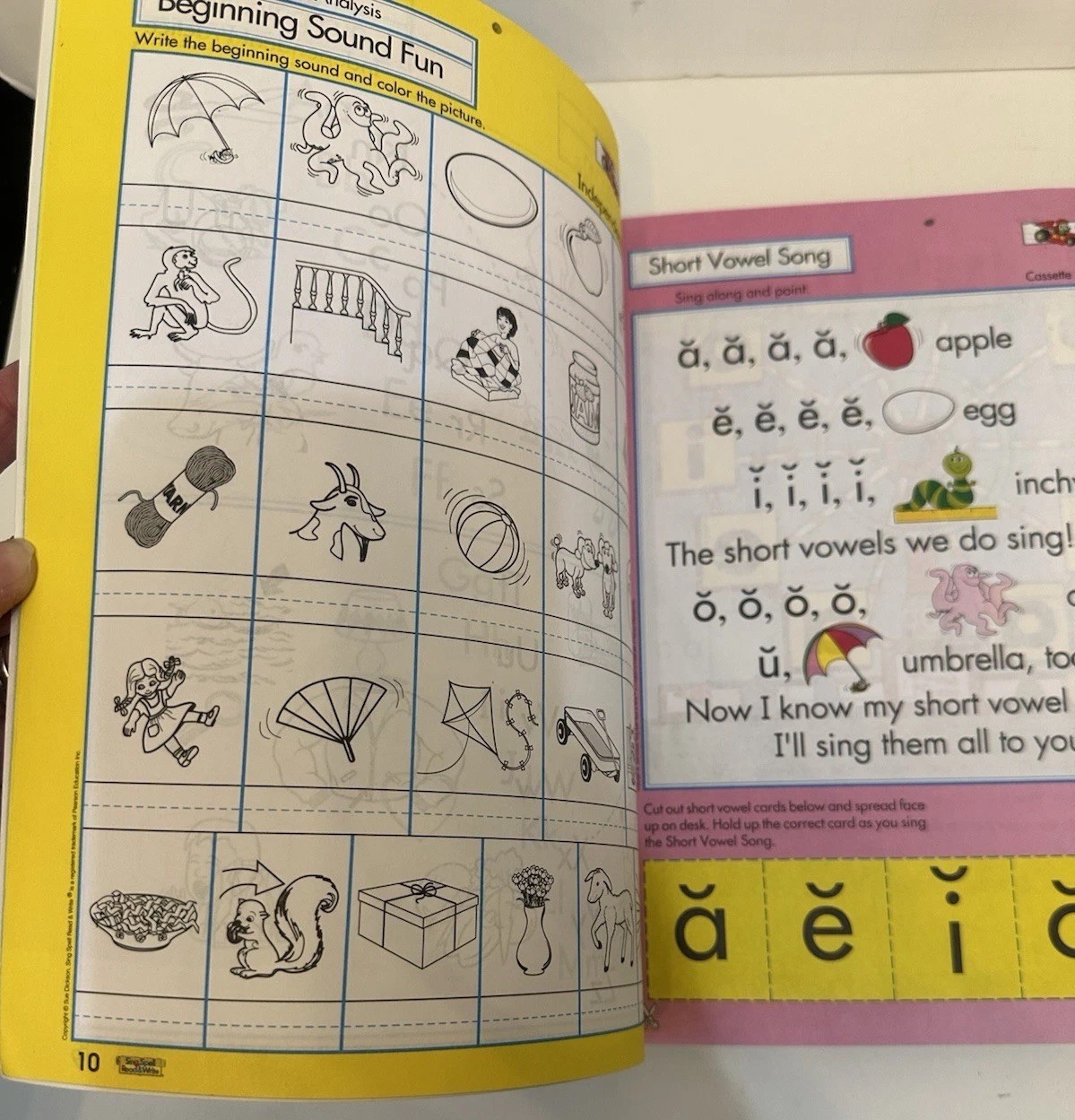 Raceway Book Sing Spell Read And Write by MODERN CURRICULUM PRESS READ