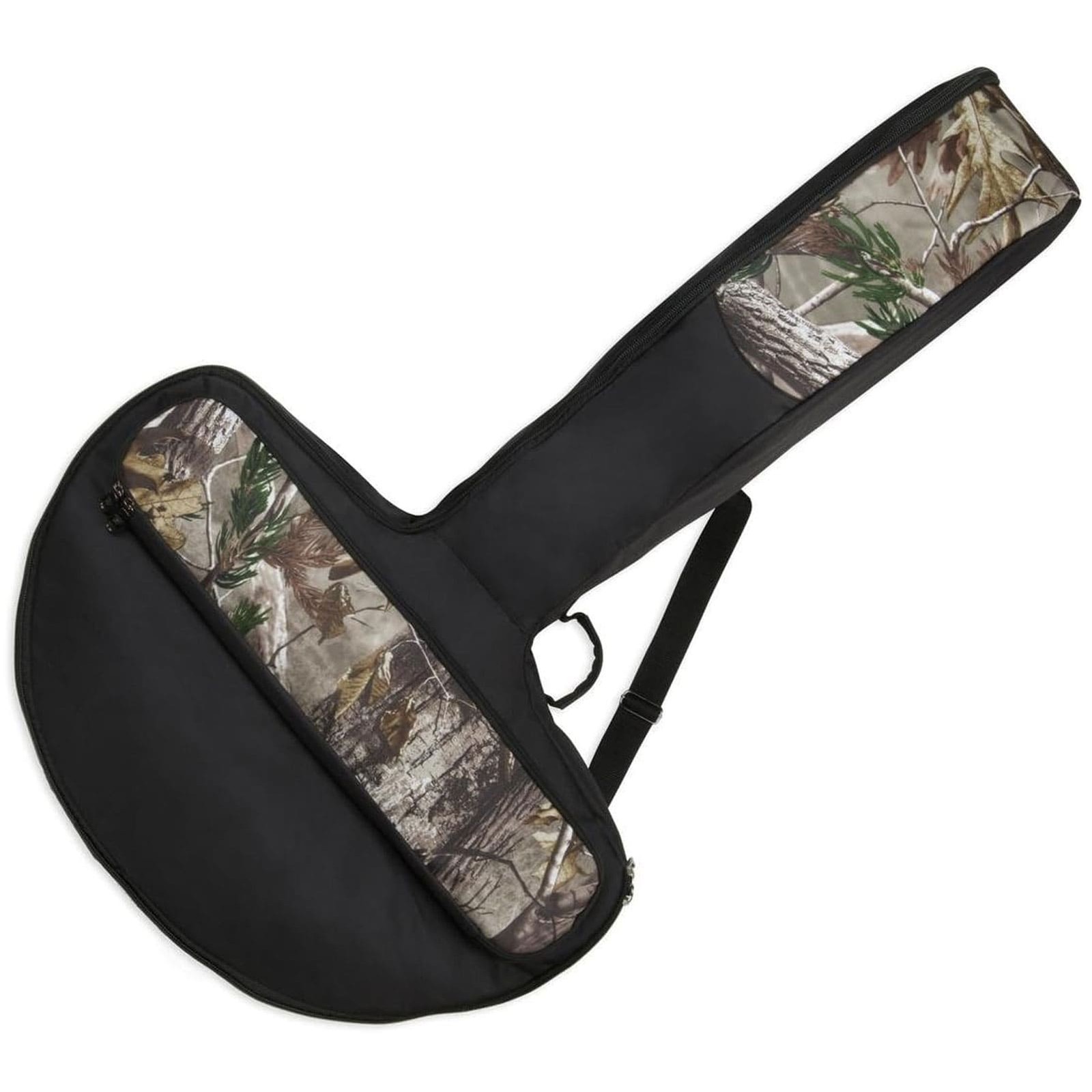 BULLDOG CASES Compact Cross Bow Case - Black With Hd Camo- 41" X 25" (BD-CBCS)