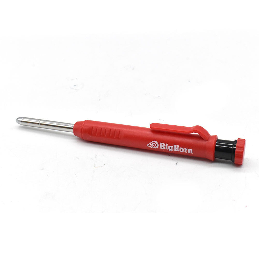 Mechanical Carpenter Pencil with Built-in Sharpener Comes with 3 Colors 6 Refill