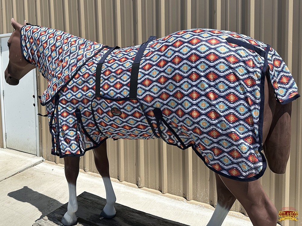 HILASON Horse Fly Sheet UV Protect Breathable Mesh Bug Mosquito Spring | Summer