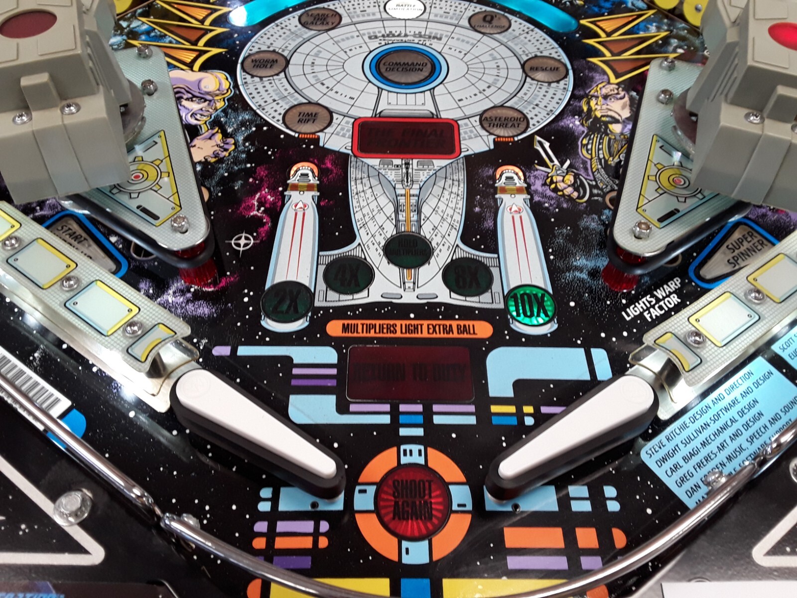 Star Trek The Next Generation By Williams Pinball Machine