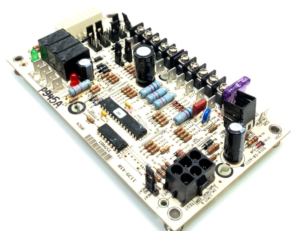 Emerson YORK 1139-410 Furnace Control Circuit Board 159481 used #P945A