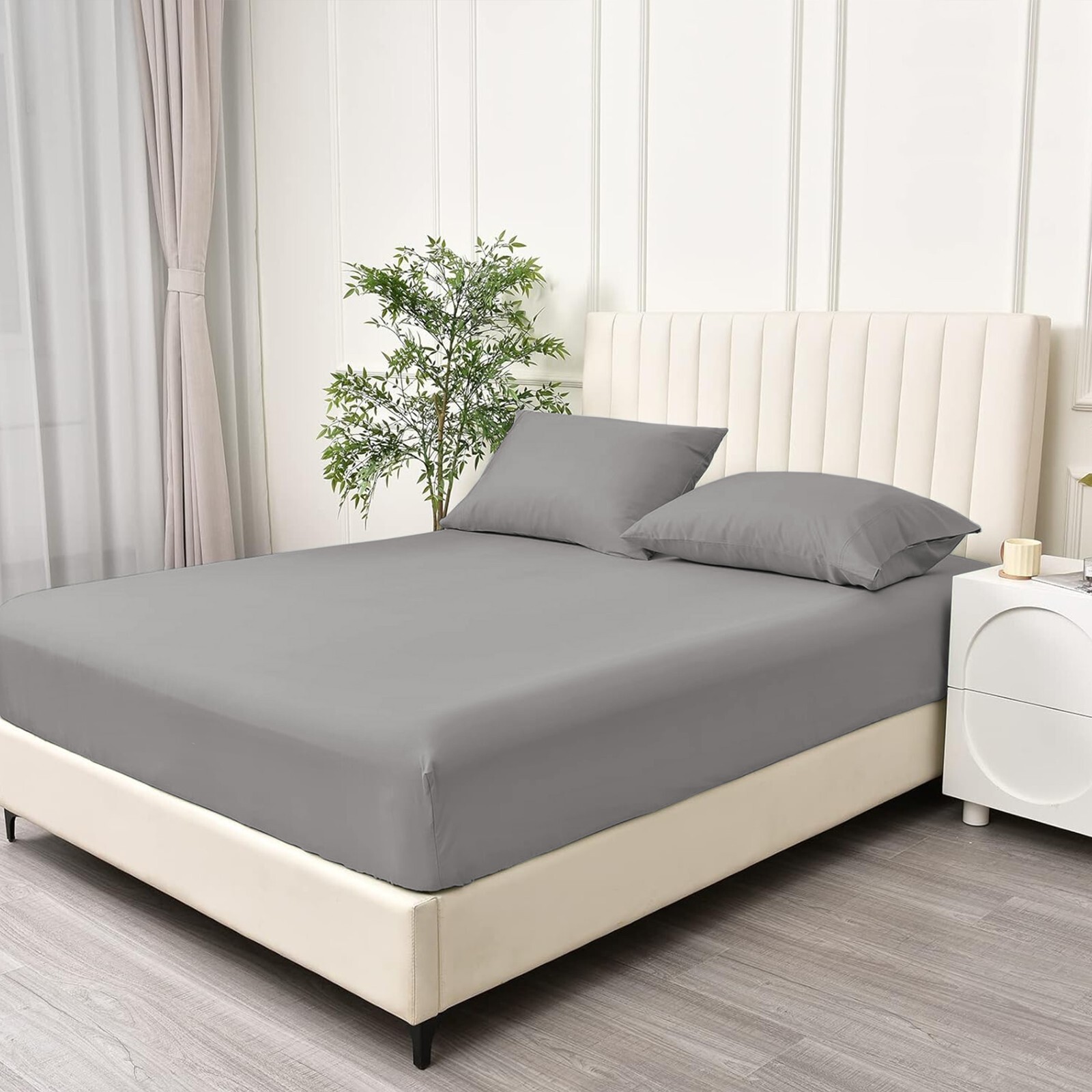 Extra Deep Fitted Sheet 30CM Ultra Soft Bed Sheets Single Double King Super King