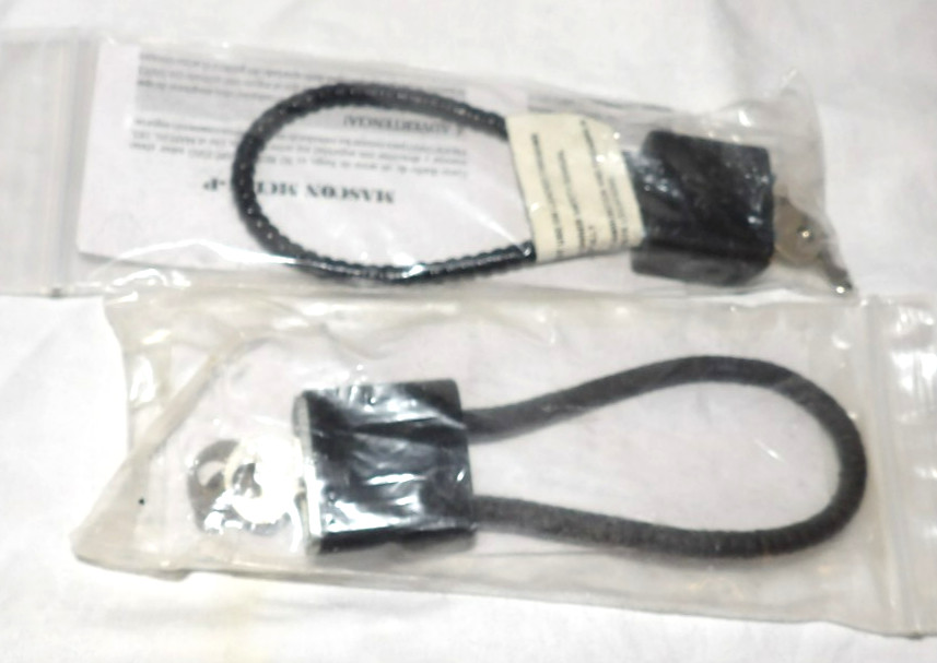 MASCON MCL01-P Lot of 2 Firearm Keyed Padlocks Locks NEW