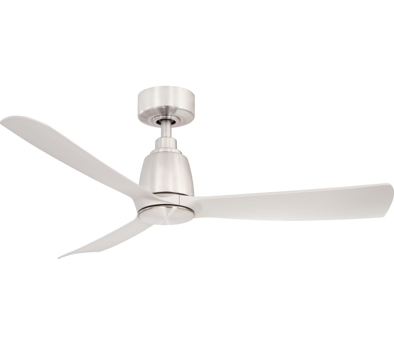 Fanimation FPD8547BN Kute 44" Ceiling Fan with Remote, Brushed Nickel